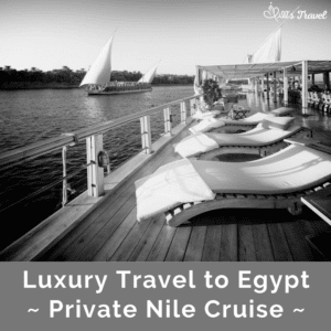 private Nile cruise