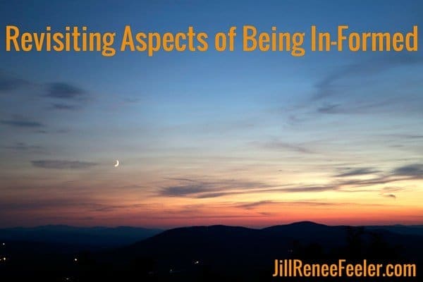 Revisiting Aspects of Being In-Formed